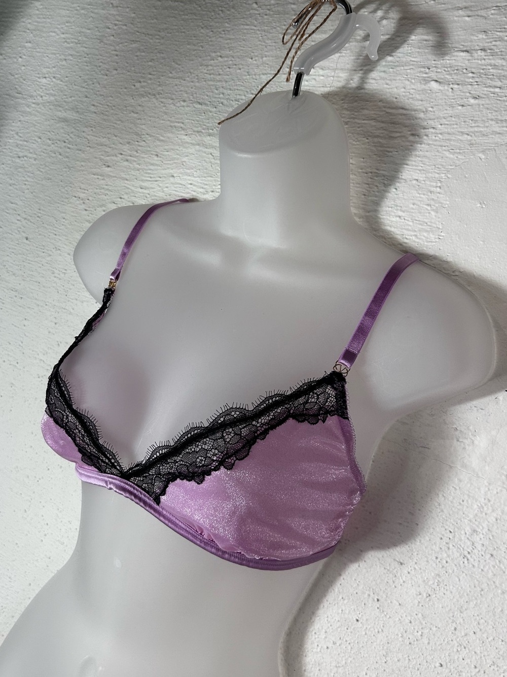 Victoria’s Secret tease sheer shimmer bralette